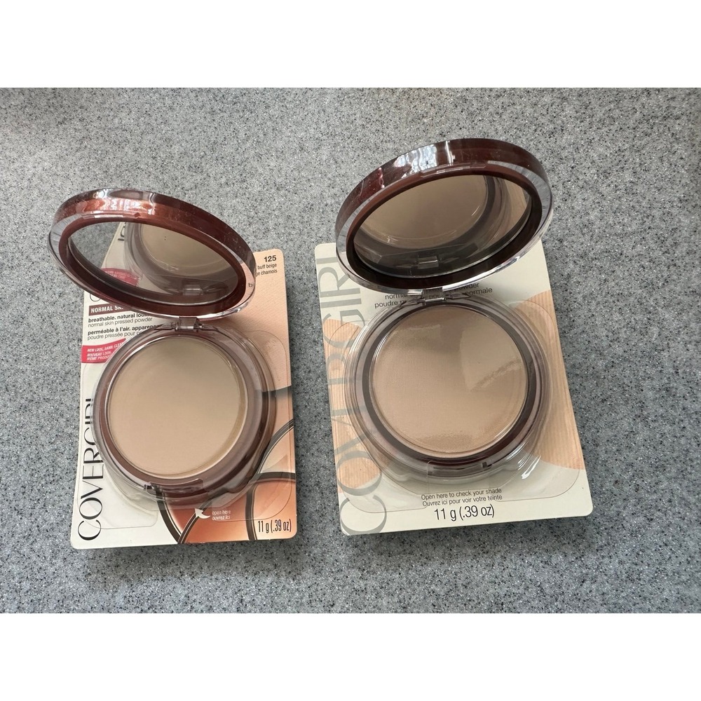 New Covergirl Pressed Powder #125 Buff Beige lot of 2